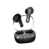 STREETZ slušalice bluetooth TWS,transparentne CRNE