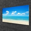 tulup.si Slika na akrilnem steklu Sea blue sky 120x60 cm 4 obešalnika
