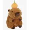 shumee Plišasta igrača Capybara z oranžno barvo 55 cm 6703