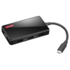 Lenovo Dock CONS - Lenovo 100 - potovalni USB-C (največ 100 W), 3x USB-A, 1x HDMI, 1x VGA
