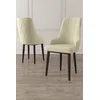 Hanah Home Set stolica Trex, 46x95x42 cm, 2 komada, Krem-braon