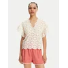 TWINSET Bluza 251TT2364 Écru Loose Fit
