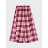 Sinsay - Wide leg pantalone na kockice - šareno