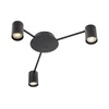 Redo 01-4050 - Spot svetlo NOA 3xGU10/10W/230V crno