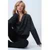 Trend Alacati Stili Ženska bluza dugih rukava Alc-X13126, Siva