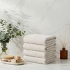 Central - Ecru Ecru Hand Towel Set (4 Pieces)