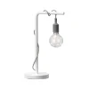 ONLI - Stona lampa WIRE 1xE27/15W/230V 50 cm siva/bela