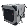 ZOLUX Nomad L – potovalna torba za psa in mačko (91x63x63 cm), siva/črna