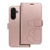 MEZZO Book case preklopna torbica za SAMSUNG GALAXY A56 5G Teddy Bear Rose Gold