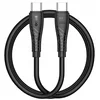 shumee Kabel USB tipa C - USB tipa C 1,0 m 60 W Mega Fast Črne barve