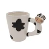 Cute&Cool HOME dekor šolja, kravica bela 260ml