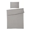 Dieter Knoll POSTELJNINA 140/200 cm saten siva