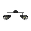 Prezent 27517 - Spot svetiljka PONTEO 2xE27/40W/230V crna