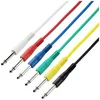 Adam Hall Adam Hall 3 STAR IPP 0120 SET avdio kabel [6x klinken vtič 6.3mm (mono) - 6x klinken vtič 6.3mm (mono)] 1.2 m bela, rdeča, modra, zelena, rumena, črna, (20542254)