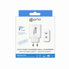 Prio 50W zidni punjač za brzo punjenje 30W PD PPS (USB C) + 20W PD (USB C) bijeli