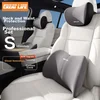 Great Life Set jastuka za vrat i leđa za auto sedište, Sivi