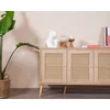 Hanah Home Konzola Calvin, 80x180x41 cm, Hrast
