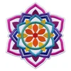 shumee Našitek MANDALA - bel velik 8 - našitek za hrbet - prišit - vezen našitek/značka/emblem