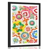 Plakat abstrakcija rož - 20x30 no frame
