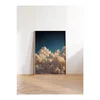 WallXpert uramljena slika 115242, beli oblaci pod tamnoplavim nebom, 50 x 70 cm, ram u boji prirodnog drveta