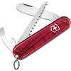 Victorinox Žepno orodje Victorinox My First, 0.2373.T, prozorno rdeče barve, število funkcij: 10
