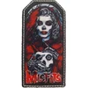 Misfits Lady Skull Našitek za šivanje 47 x 100 mm