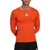 ADIDAS PERFORMANCE Funkcionalna majica Team Base  temno oranžna / bela