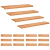Vidaxl Stopnice 16 kos 120 x 30 x 2 cm Lak Trda bukovina