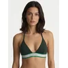 Calvin Klein Swimwear Bikini zgornji del zelena / bela