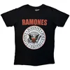 Ramones Hey Ho Red Block Text (Carbon Back Print) Black L Majica