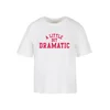 Womens T-shirt A Little Bit Dramatic - white