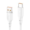 Data kabl KONFULON DC65/ 3A/ USB na Type C beli 1m