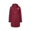 THE NORTH FACE Zunanja jakna HIKESTELLER burgund / bela