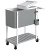 Homestar Voziček za hladilnik 56L prostornina 84x38x83 cm siva