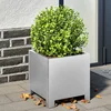 Vrtne sadilice 2 kom 30x30x30 cm od pocinčanog čelika
