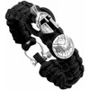 Zapestnica JEWELRY & WATCHES - Viking - P59_Black/silver