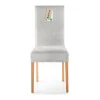 Restilo Napinac za stol Sento srebrna, 48 x 48 x58 + 10 cm