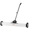 VEVOR Magnetni pometalec s kolesi 91x77x103 cm nastavljiva ročaj