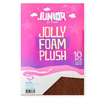 Junior jolly plush foam eva pena pliš a4 10k - odaberite nijansu braon ( 134227 )