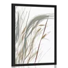 Plakat minimalistične travne bilke - 20x30 black