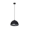 EGLO viseća lampa CONGRESBURY E27 O38 cm crna beli barok 43472