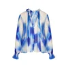 Morgan Bluza 261-CBORA.F modra / svetlo modra / bela
