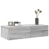 Zidna polica s ladicama siva sonoma 60x26,5x15 cm