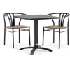 HOBRO D70 sto + 2 TAGMARK stolice crna