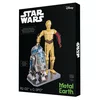 Metal Earth 3D metalna maketa STAR WARS Set robot C-3PO + R2D2, Zlatna boja