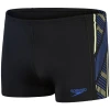 Mens swimsuit speedo tech panel aquashort black/chroma blue/spritz s