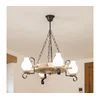 Brilagi - Luster na lancu TIMONA 4xE14/40W/230V hrast