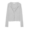 Pull&Bear Pletena jopa siva