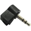 Cabletech Banana 3.5mm stereo moška plastična kotna