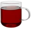 shumee STEKLENA SKODELICA ZA KAVO IN ČAJ 330 ml. 9 cm PROZORNA